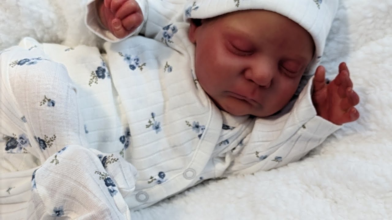My Tiniest Reborn Baby! SOLE Nevaeh by Cassie Brace #sleepybabysunday #rebornbaby