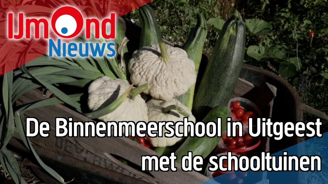De Binnenmeerschool in Uitgeest met de schooltuinen
