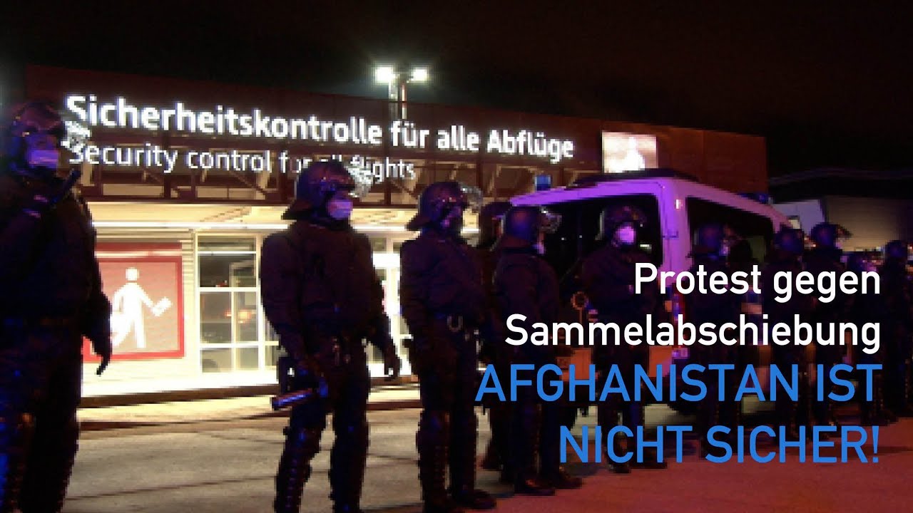 Blockade-Aktionen am Flughafen BER (07.04.2021)