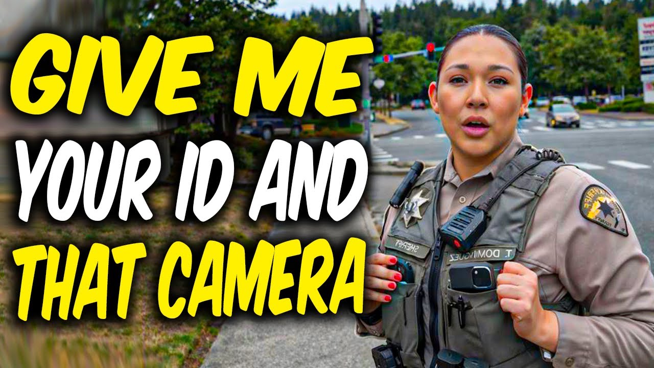 Officer Lies, Grabs Camera & Demands ID &mdash; Gets OWNED | 1A Audit