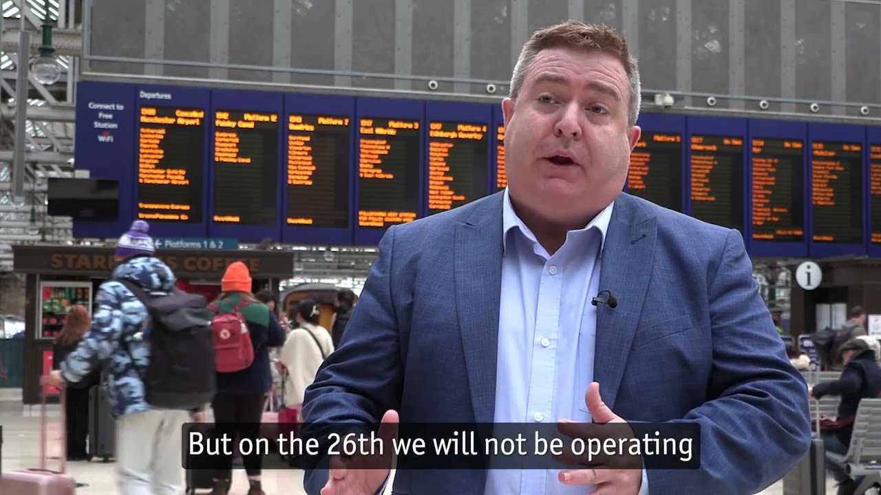 Network Rail RMT strike action in December - Check your journey