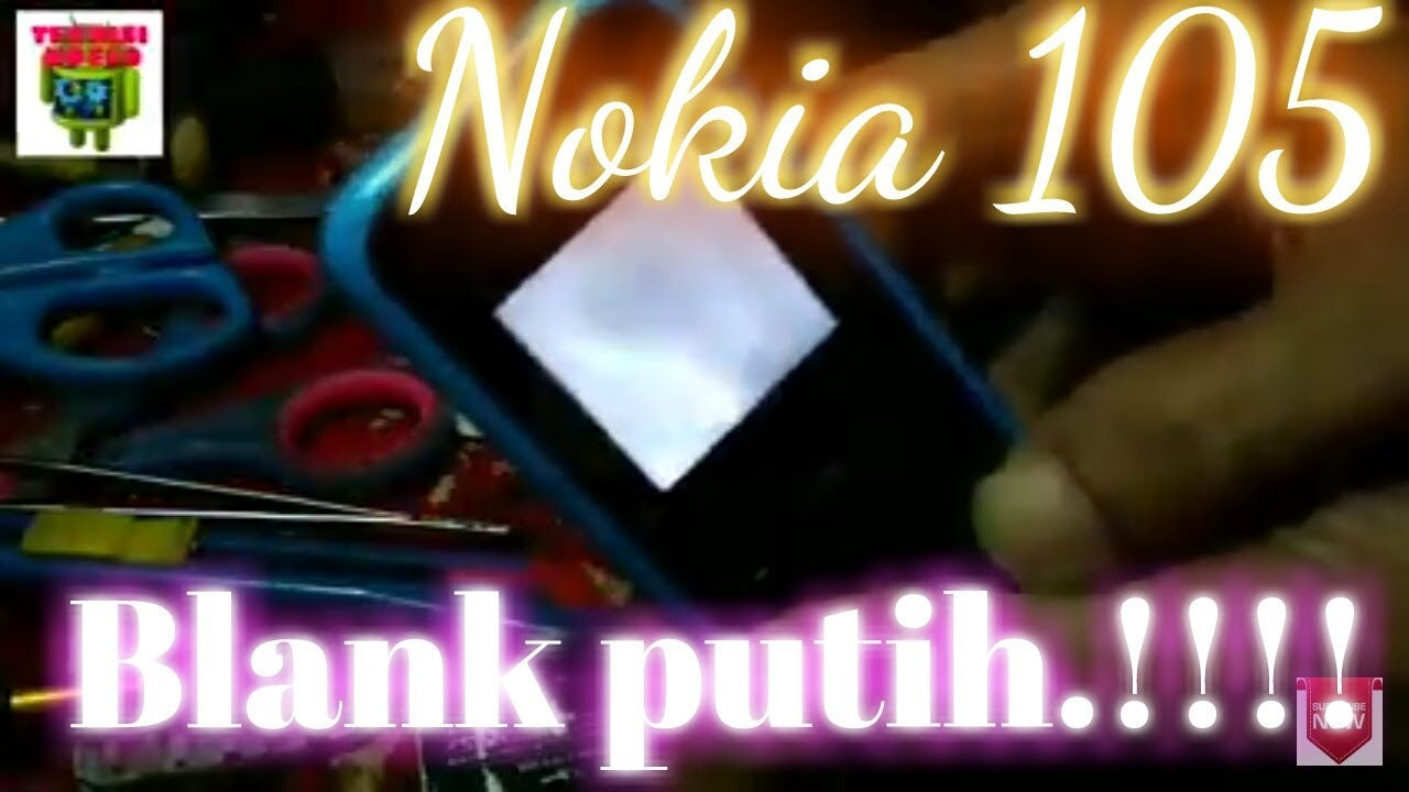 Nokia 105 new blank putih