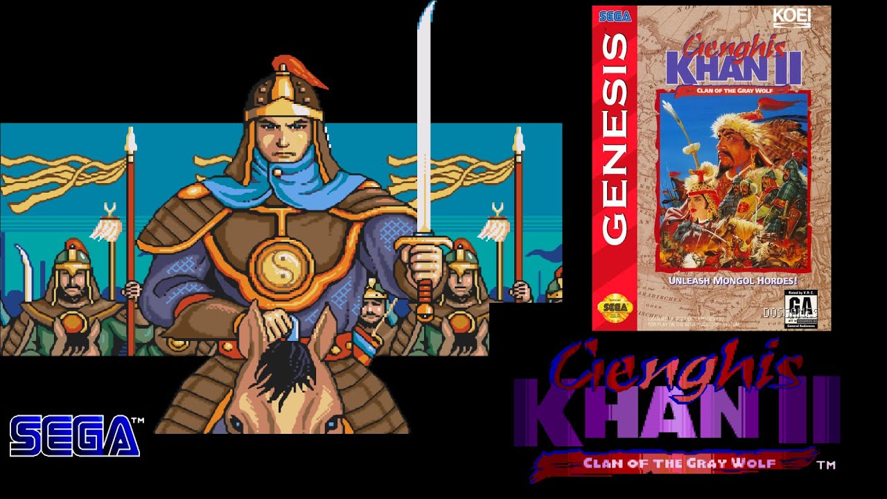 Продолжаем захват мира. Genghis Khan II: Clan of the Gray Wolf на Sega MD, часть 2.