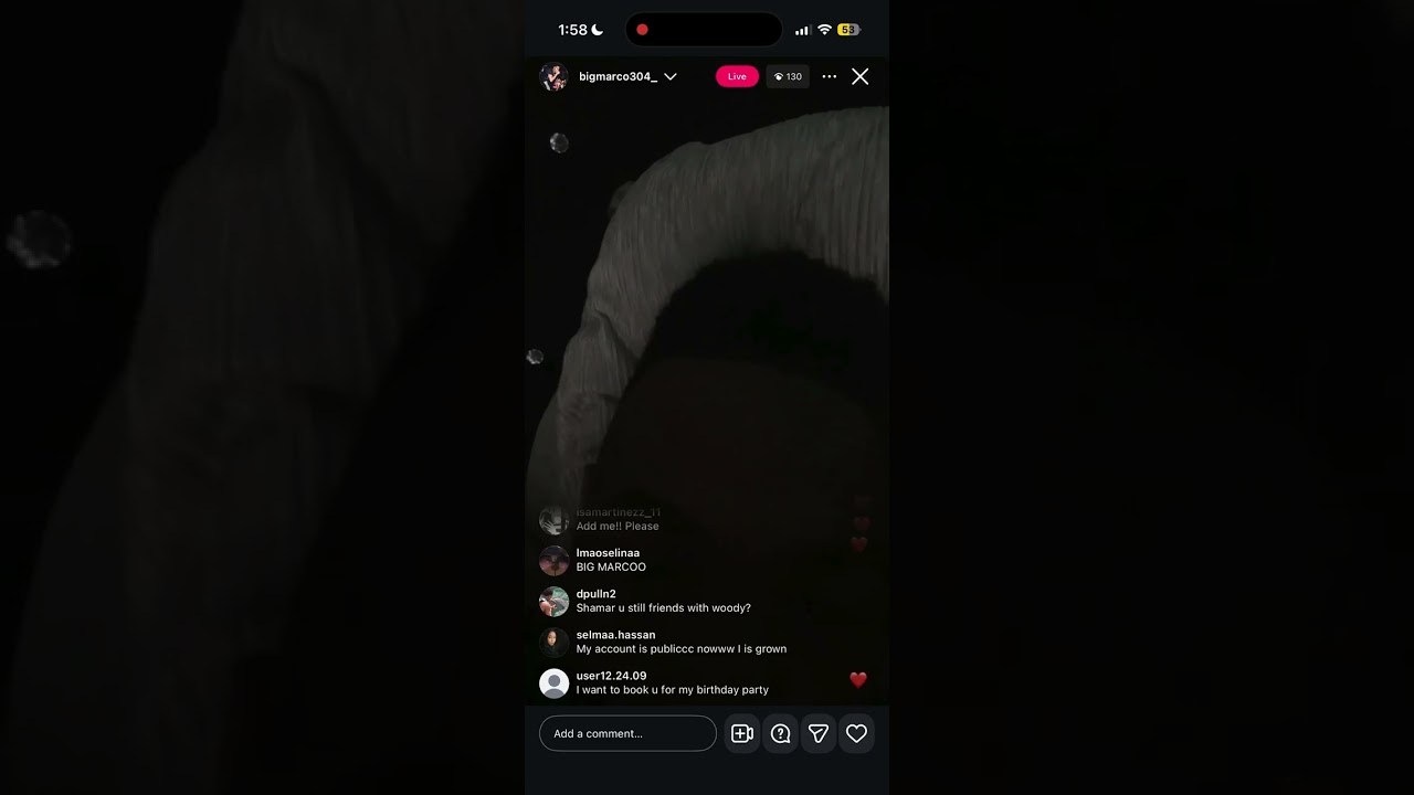 Shamar addin ppl to live 