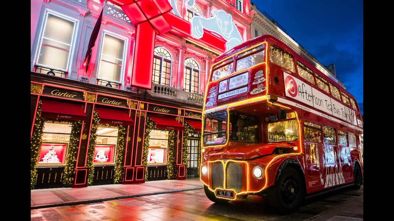 Christmas Afternoon Tea Bus Tour London