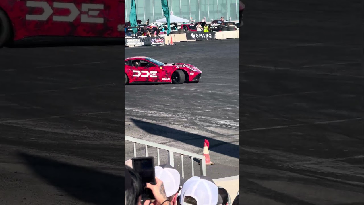 A Ferrari drifting?! 😳🔥 You HAVE to see this! 