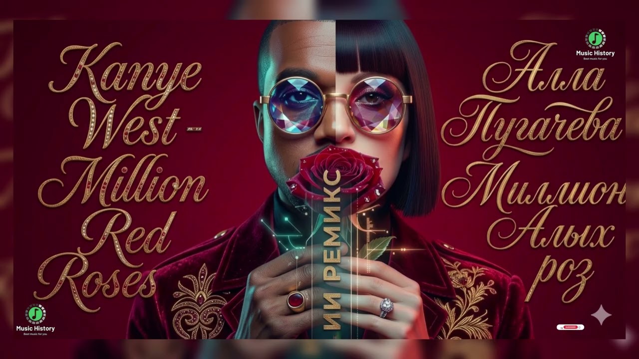 Kanye West & Алла Пугачева &mdash; Million Red Roses (AI Remix)