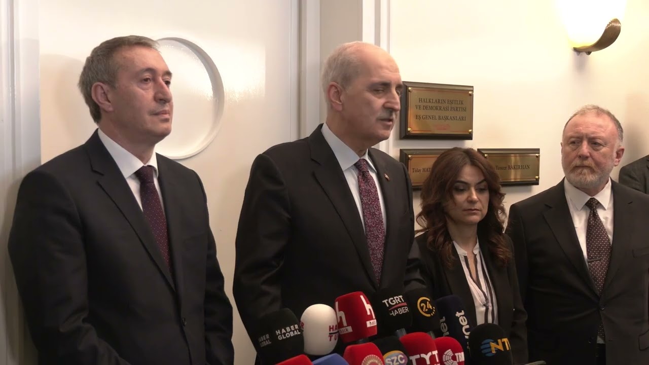 Eş Genel Başkanlarımızın Meclis Başkanı Numan Kurtulmuş ile görüşmesi sonrası ortak açıklaması