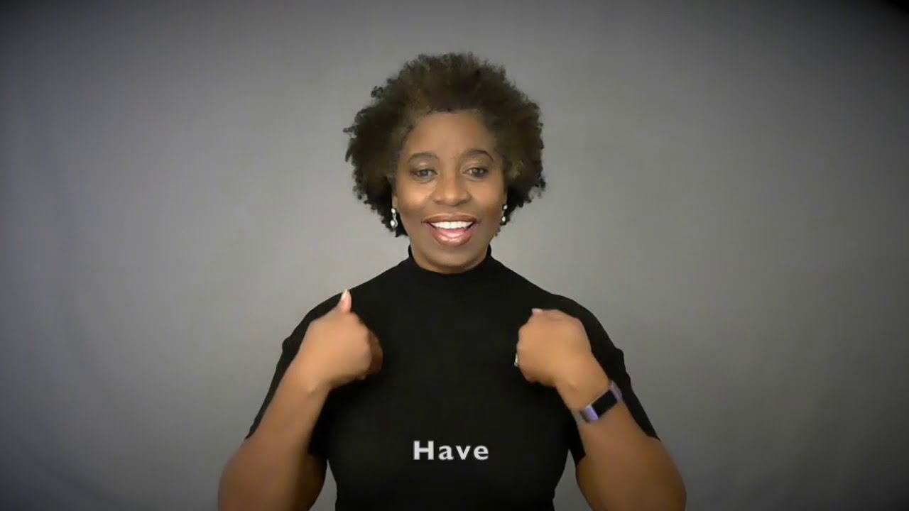 American Sign Language: Have a Good Weekend