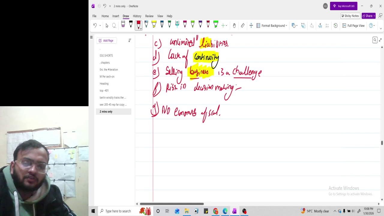 ANSWER WRITING SESSION CS EXECUTIVE SBIL NCE