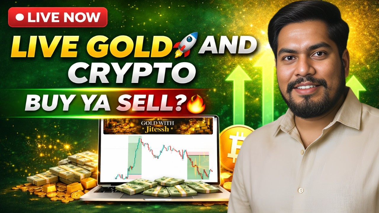 XAUUSD Live Trading | Gold & Crypto Live Analysis | 16 April 2026