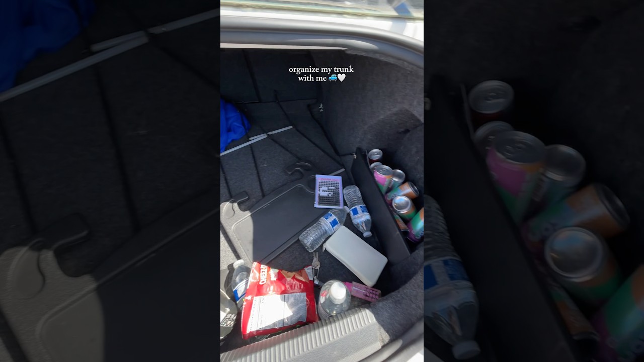 В моём багажнике такой беспорядок | Наведём порядок вместе 🩷