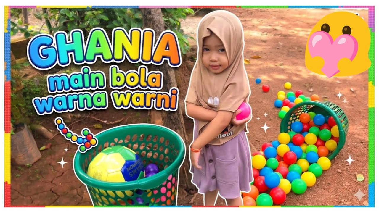 GHANIA MAIN BOLA WARNA WARNI