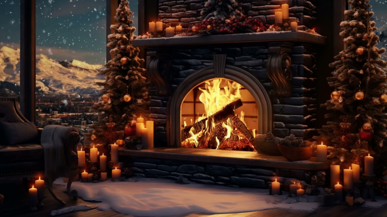 Winter Retreat: Timeless Dwelling, Hearthside Bliss, and Frozen Landscape