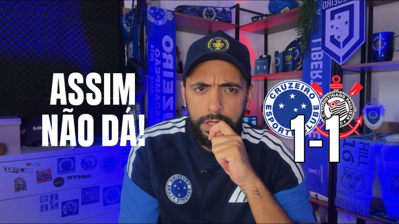 Pós-jogo Cruzeiro 1x1 Corinthians | TEM QUE DIVIDIR A RESPONSABILIDADE 😡