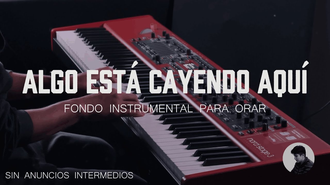 Fondo para Predicar o Adorar a Dios😭 // SIN ANUNCIOS - Algo Está Cayendo Aquí - Tiempo Con Dios