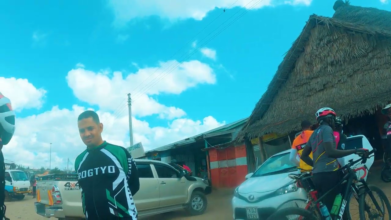 Tour Lamu on a Bike. From Malindi Thru Boni Forest. 2nd Peleton View