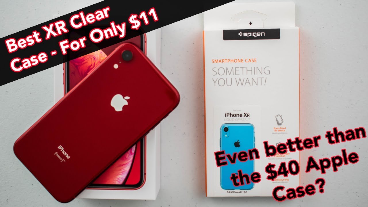 $11 Spigen iPhone XR Clear Case - Apple's $40 Clear Case is not worth it!