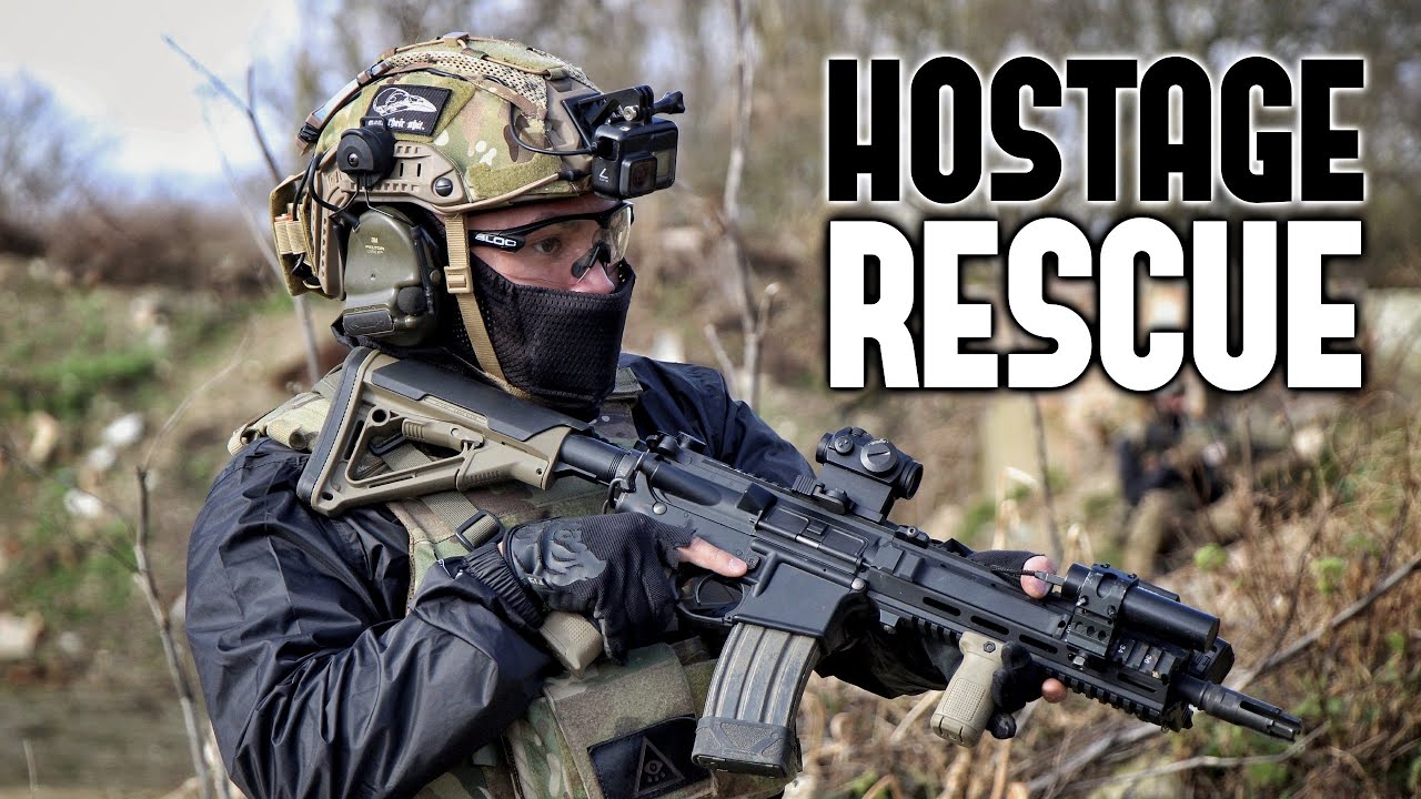 INSANE Airsoft CQB in ABANDONED Village! - Tokyo Marui L119A2 NGRS