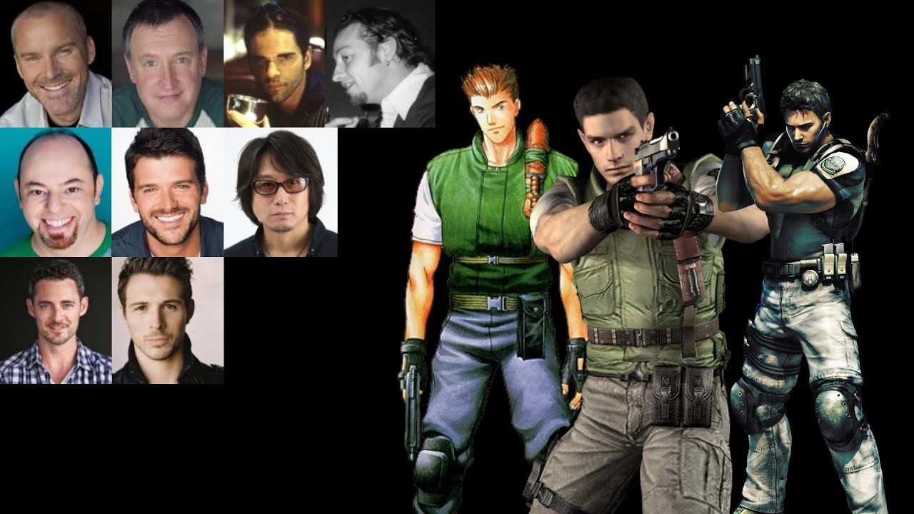 Video Game Voice Comparison- Chris Redfield (Resident Evil)