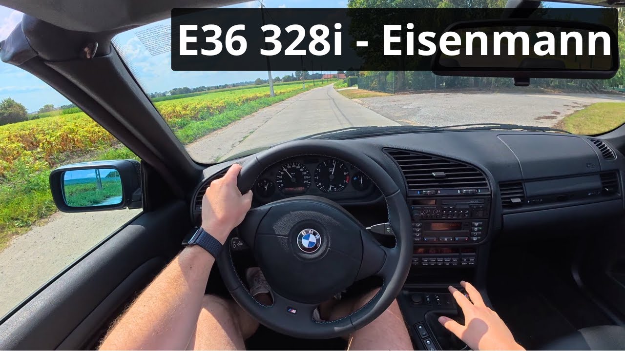 BMW E36 328i LOUD Eisenmann - Driving POV