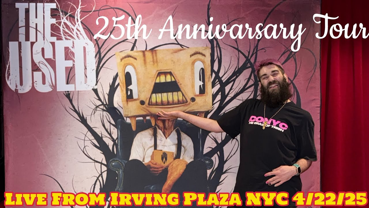 THE USED 25TH ANNIVERSARY TOUR - IRVING PLAZA NYC “LIES FOR THE LIARS” PLAYED IN FULL - 4/22/25