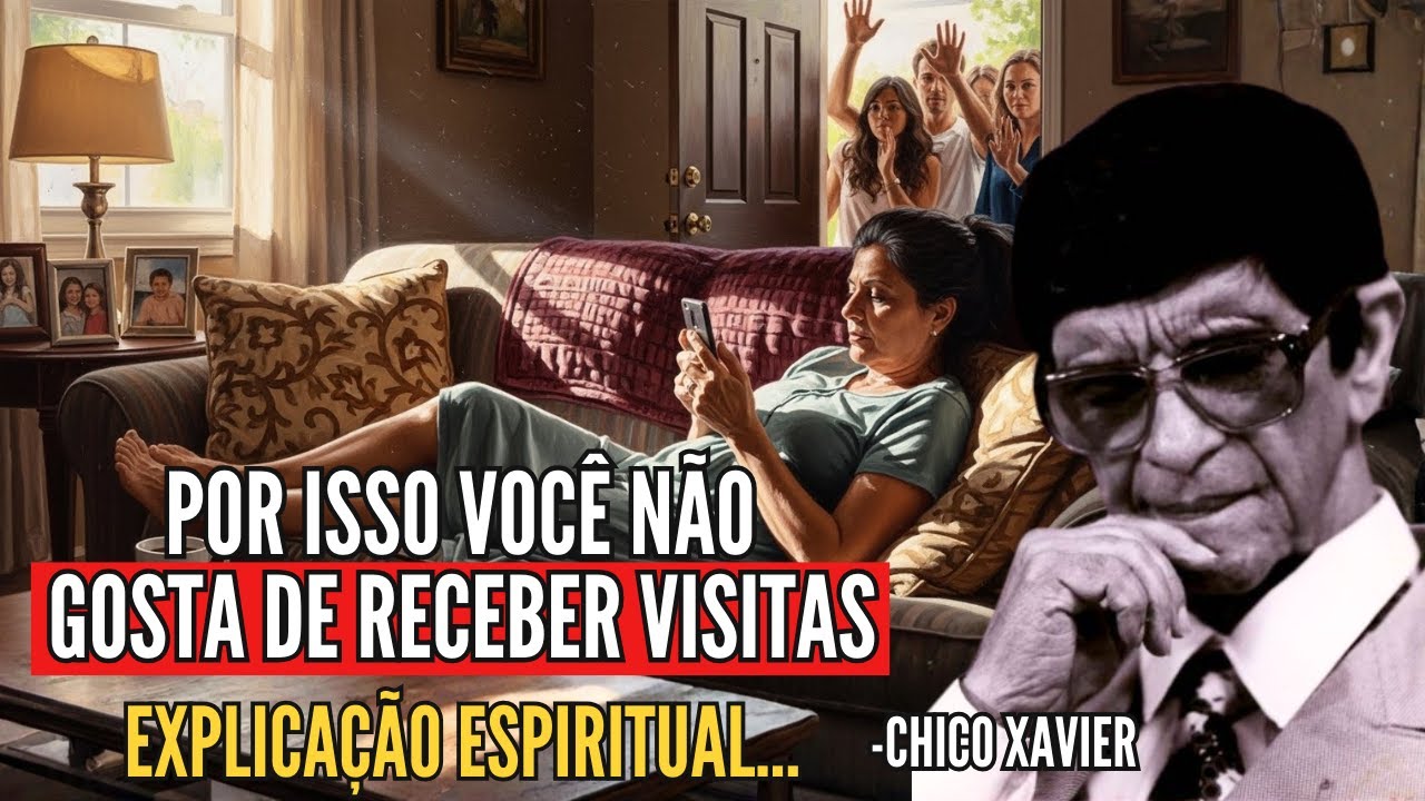 Por que Você não Gosta de Receber Visitas? Chico Xavier Revela o que isso diz sobre sua Alma