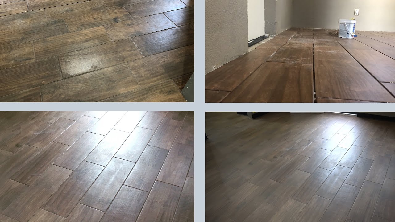 FLOOR TILE - wood tile floor - Bedroom makeover - Redoing my Room - Part 1