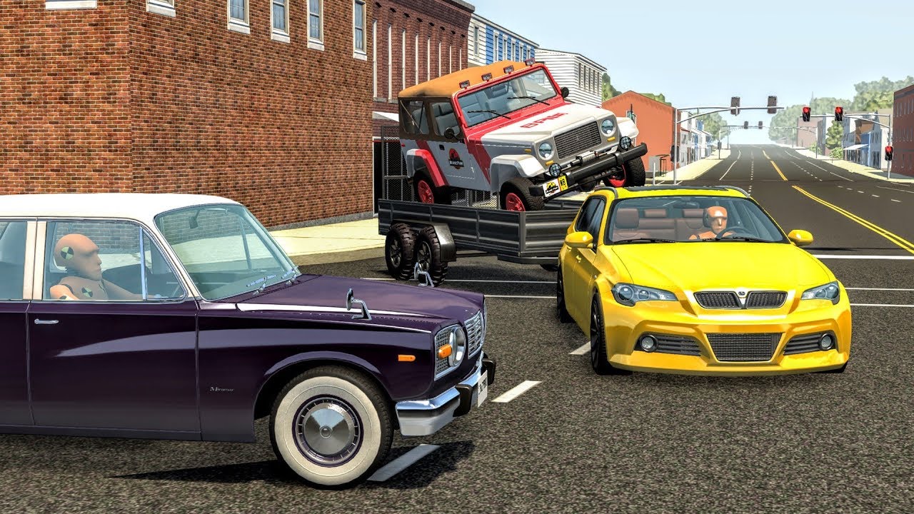 Realistic Crashes #3 (Normal / Low Speed) - BeamNG Drive | CrashBoomPunk