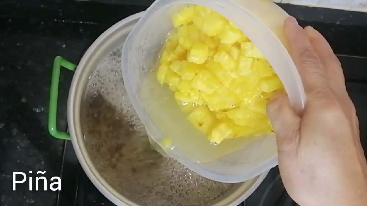 Delicioso champús a base de piña y lulo