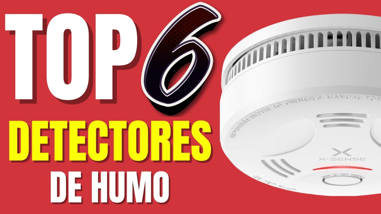 Los 6 MEJORES DETECTORES de HUMO 💨 &iexcl;Homologados seg&uacute;n la normativa europea EN14604!