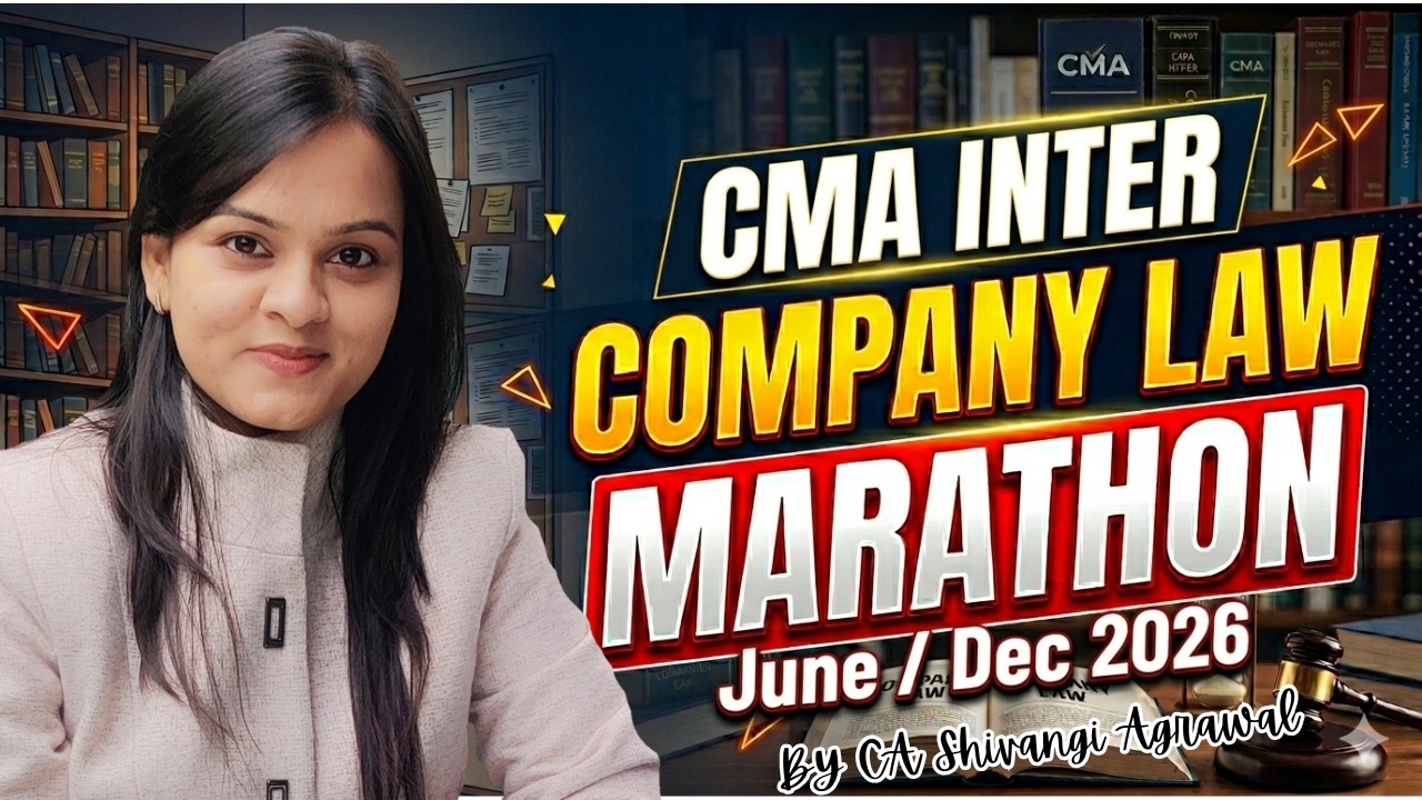 CMA Inter Company Law Marathon | June/ Dec 2026