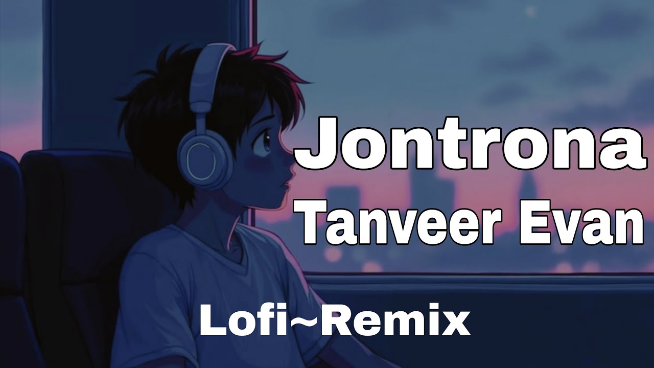 যন্ত্রণা | Jontrona || Lyrics Song × Lofi | Tanveer Evan | Piran Khan |
