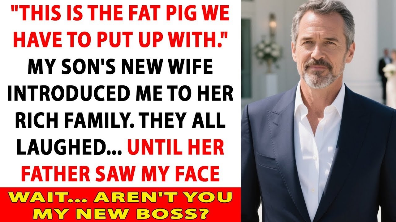 My DIL Called Me a “Fat Pig” at Her Wedding  Then Her Dad Met the Millionaire Who Bought His Company