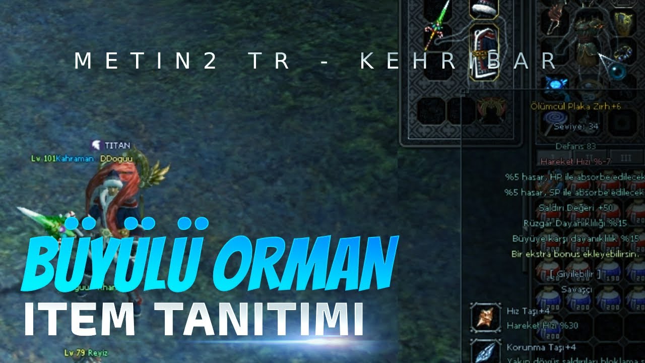 İTEM TANITIMI - MİTSİ SET'İ TAMAMLADIK !! BÜYÜLÜ ORMAN FARMI - Metin2 TR KEHRİBAR BÖLÜM#1