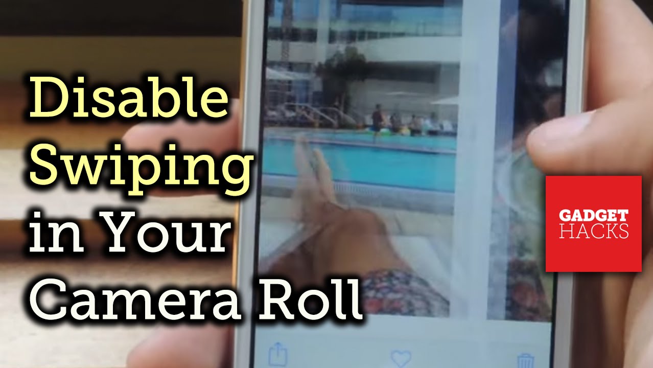 Disable Touch So Your Friends Can't Swipe Through Your Camera Roll Pictures - iOS / iPhone [How-To]
