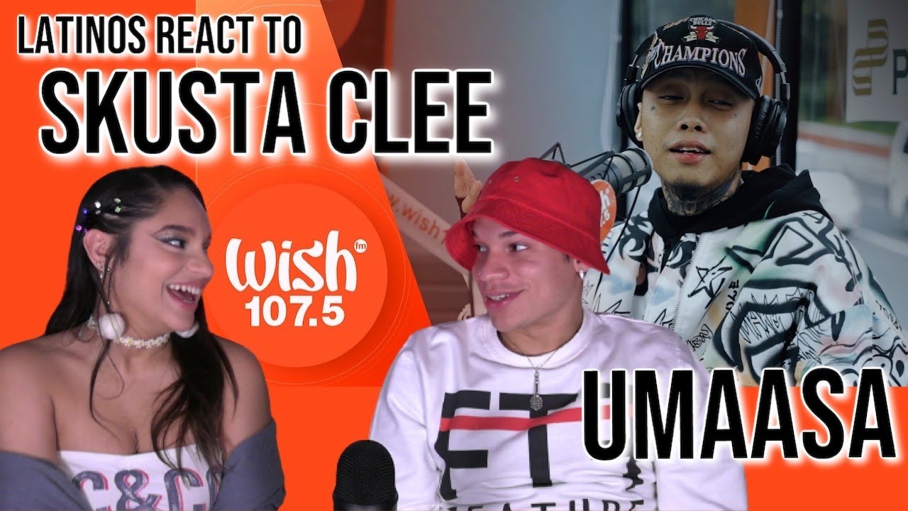 Latinos react to Skusta Clee performs “Umaasa” LIVE on Wish 107.5 Bus | REACTION