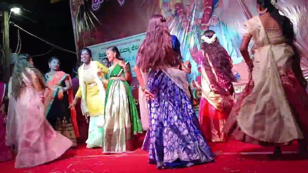 A dance performance at Ganesha pendal Yallapura.on -12.9.25