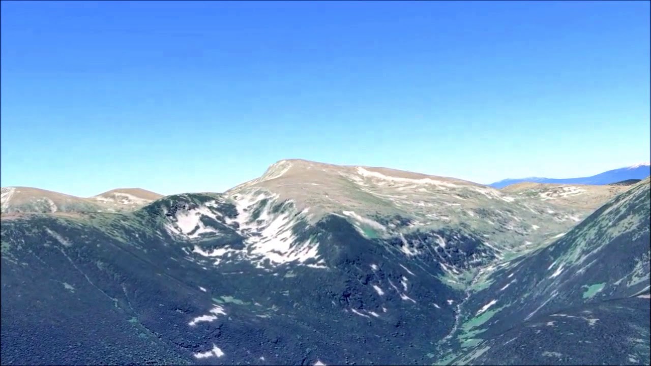 A Short Google Earth Flight Over Rila Bulgaria
