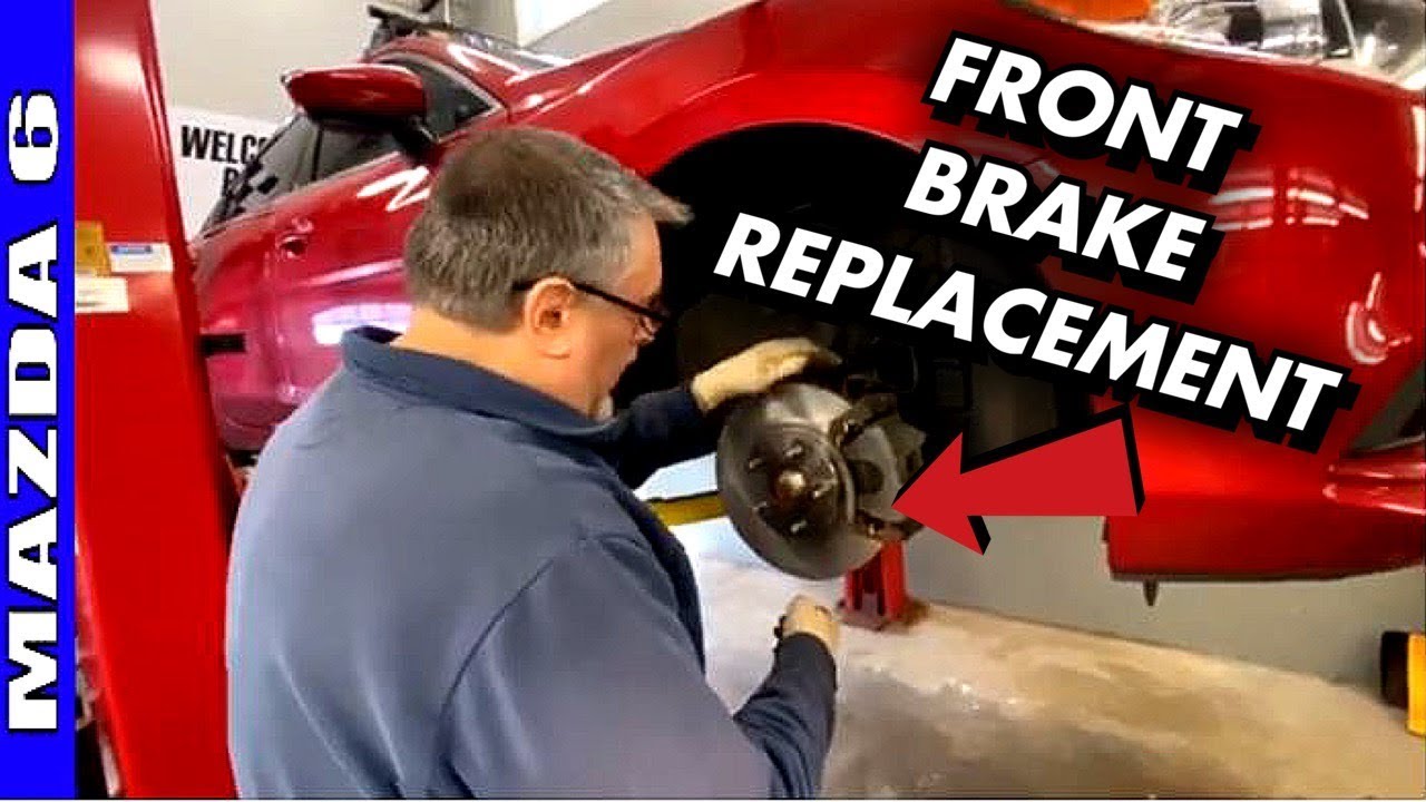 How To Replace Front Brakes 2014-2017 Mazda 6
