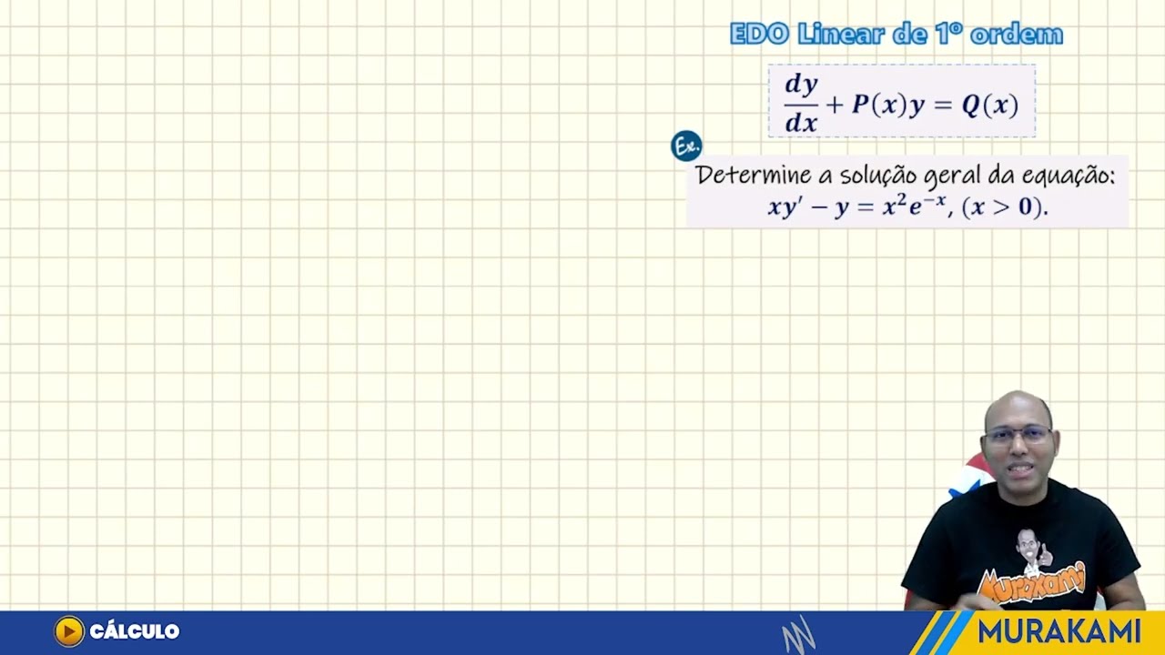 Equações diferenciais - EDO linear de primeira ordem