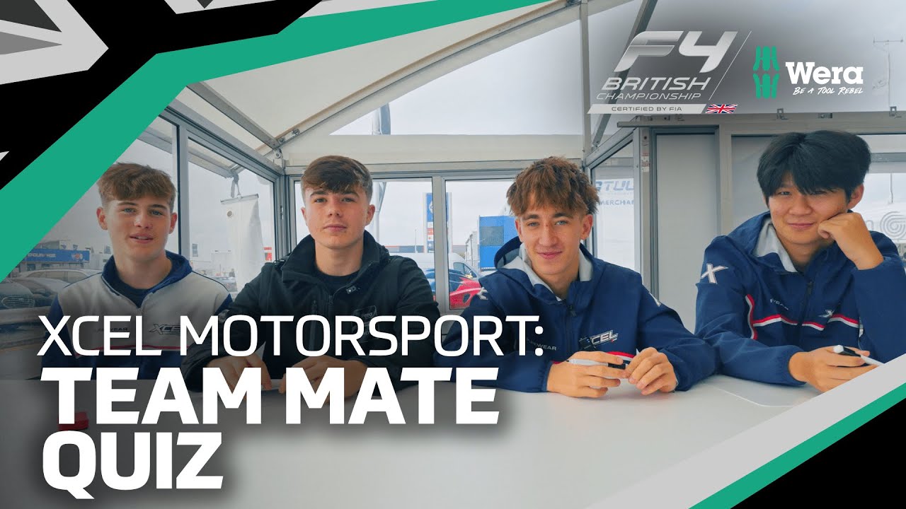 Xcel Motorsport | How Well Do You Know Your Team-Mate? | Driver Feature | Wera Tools British F4