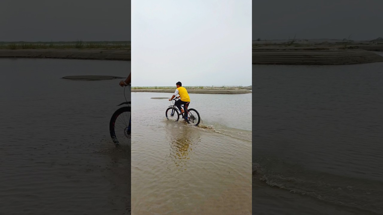 পানির উপর সাইকেলের সামনের চাকা তুলতে পারলে সাবস্ক্রাইব করবে 😱 