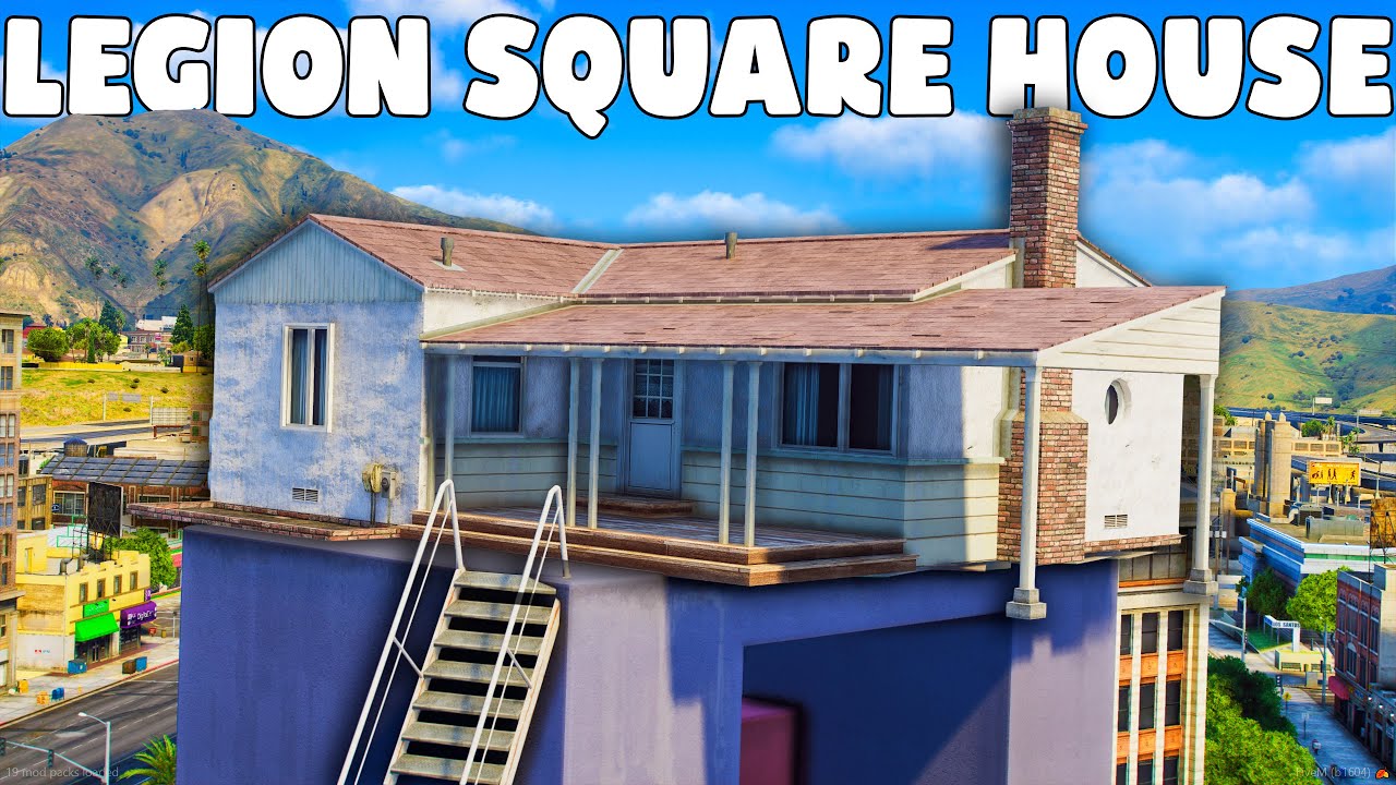 We Built a House ON TOP of Los Santos in GTA 5 RP..