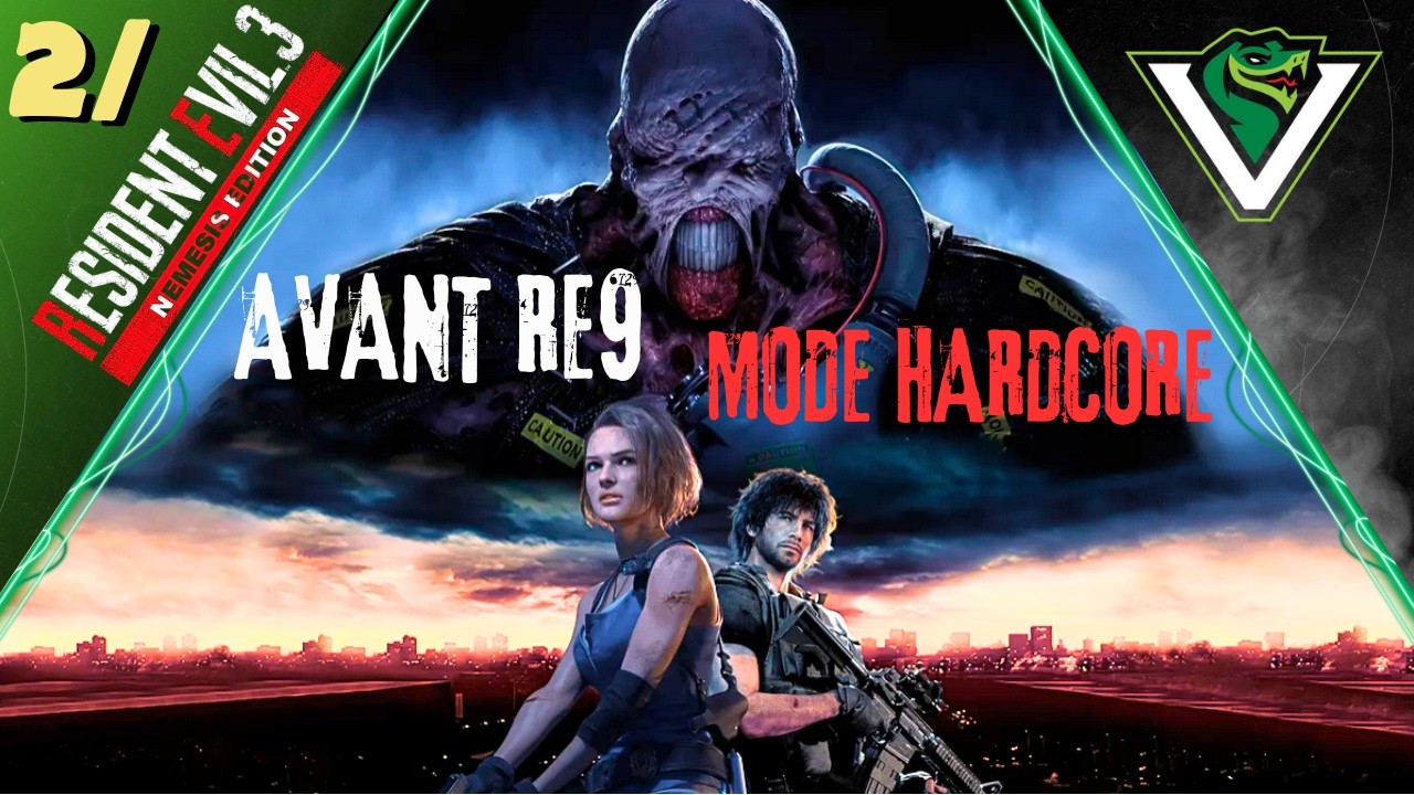 RESIDENT EVIL 3 NEMESIS REMAKE MODE HARDCORE JILL 2#