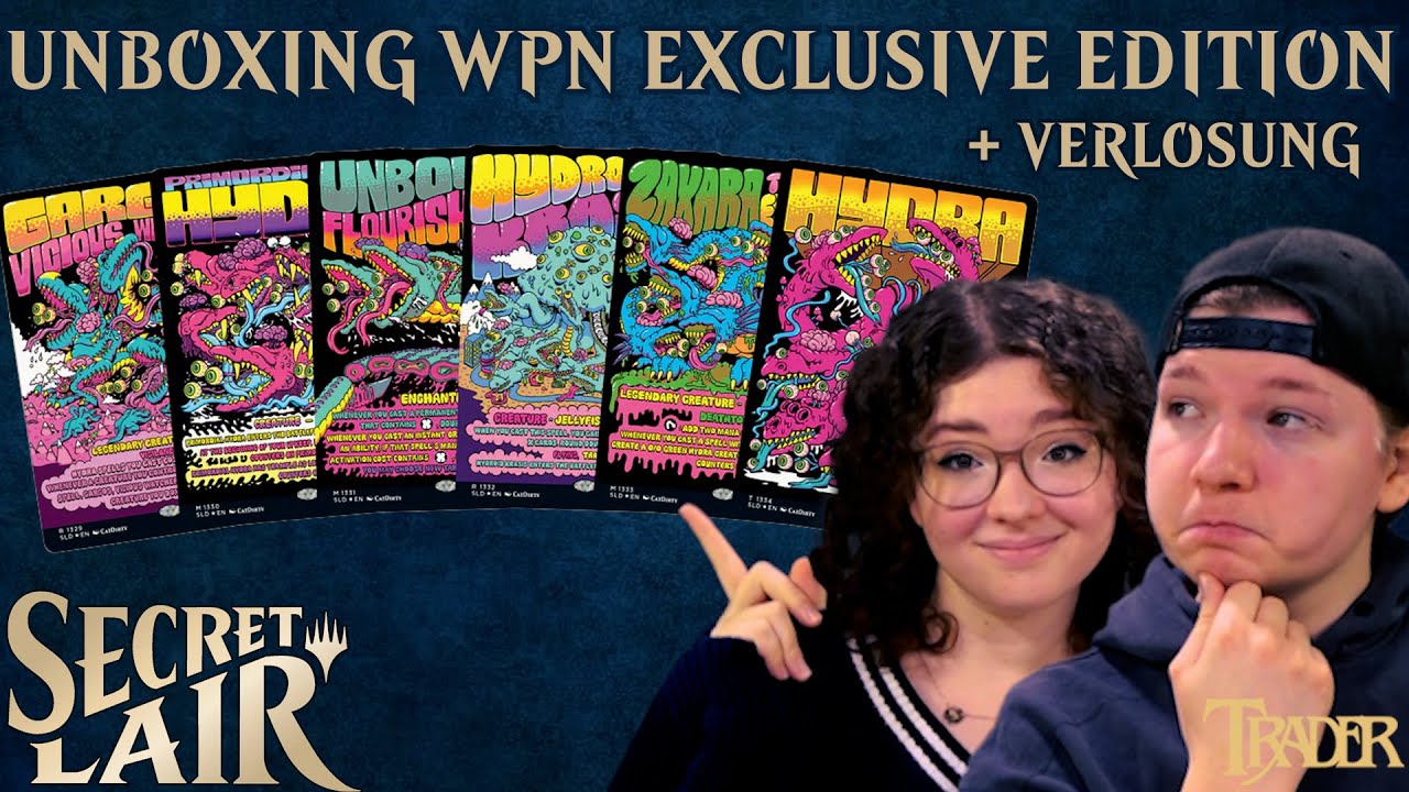 MTG Secret Lair WPN exclusive Edition Opening deutsch | Magic the Gathering | Unboxing | Trader 2023