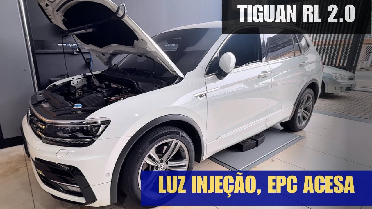 Tiguan RL 2.0. Luz injeção acesa, EPC, problemas nos bicos injetores de baixa! 