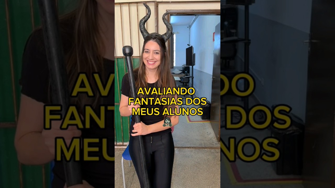 Avaliando fantasias dos meus alunos! #shorts #professora #escola #aluno