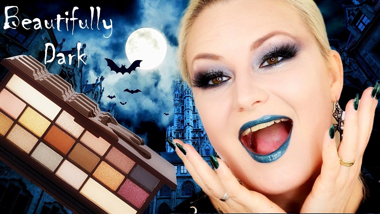 Giving Myself a GOTH Makeover | Makeup Revolution Death By Chocolate Palette Review and Tutorial