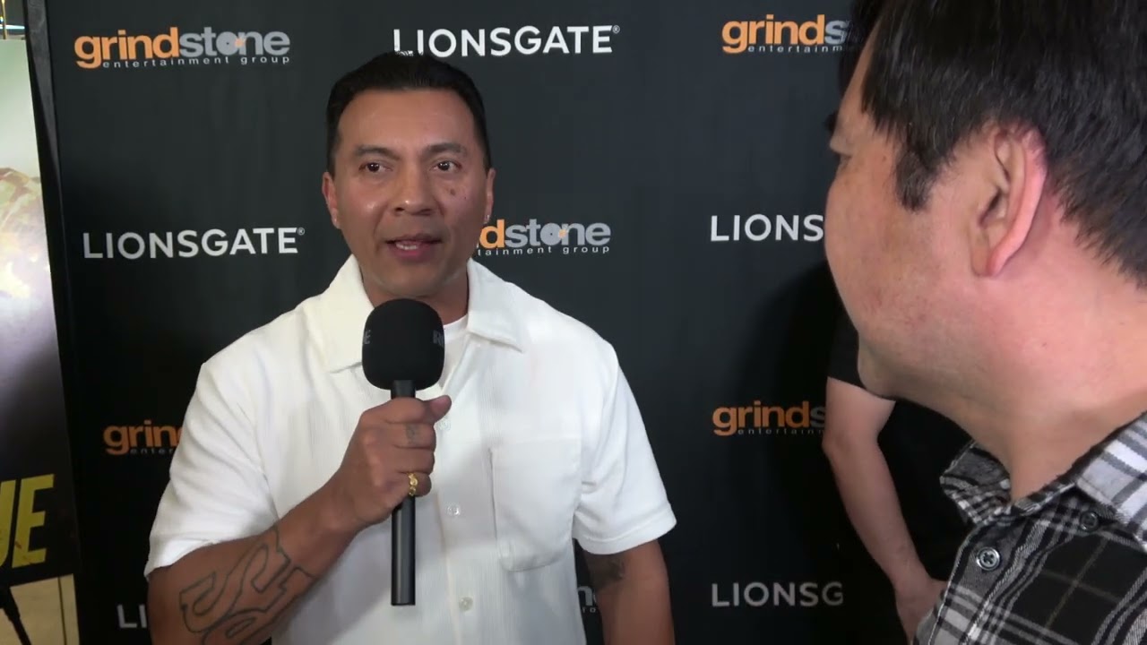 Jose Conejo Martin Carpet Interview at Dominique Premiere